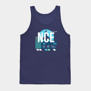 Nice (NCE) Airport // Sunset Baggage Tag Tank Top